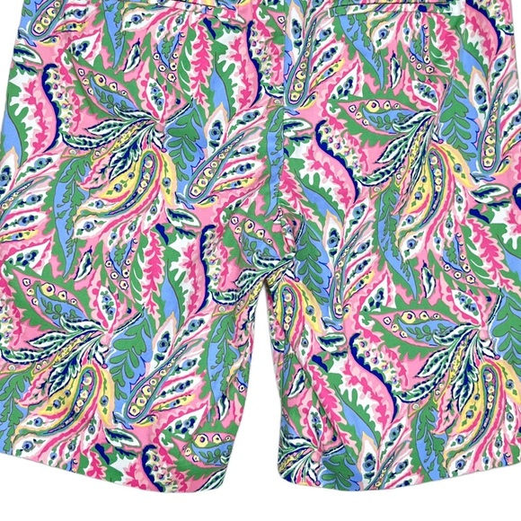 Talbots Botanical Tropical Travel Casual Sz 8 Perfect Shorts - Picture 7 of 16